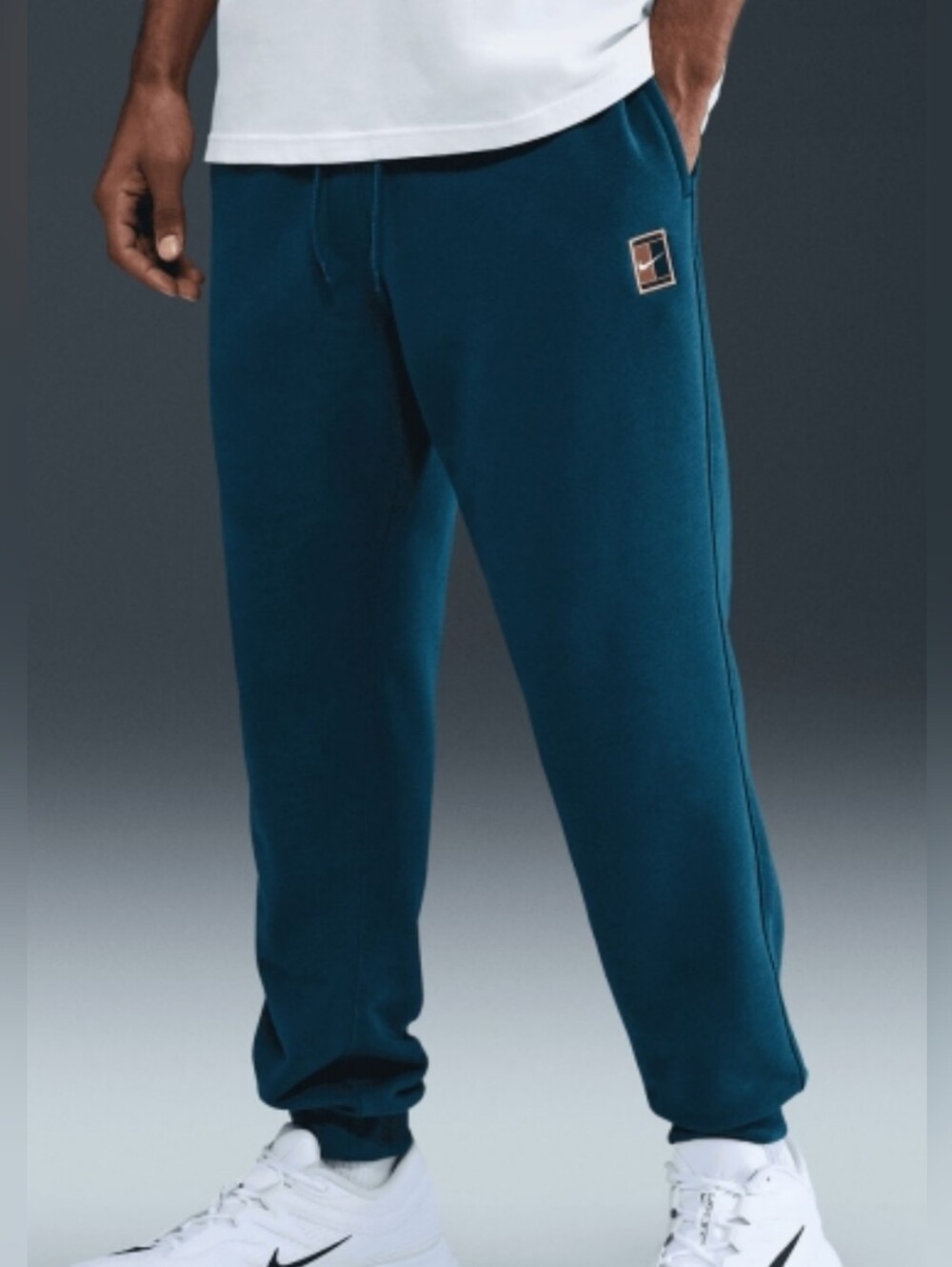 NikeCourt HeritageDri-FIT Fleece Tennis JoggersArmory Navy HM6766-415 Men: XS